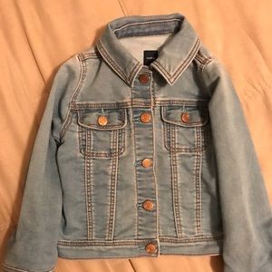 Our favorite denim jacket from the gap!